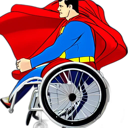 comic book art, cartoon, concept art, superman transparent PNG cut-out