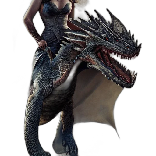 dragon, creature, animal, dress transparent PNG cut-out