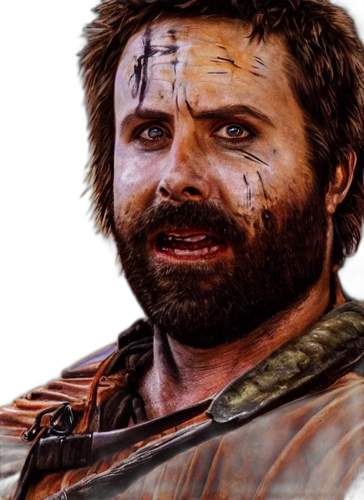 face, photorealistic, comic book art, watercolor transparent PNG cut-out
