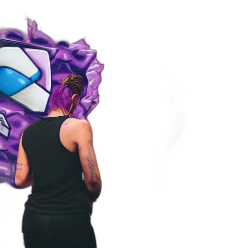 mask, jacket, weapon, face transparent PNG cut-out