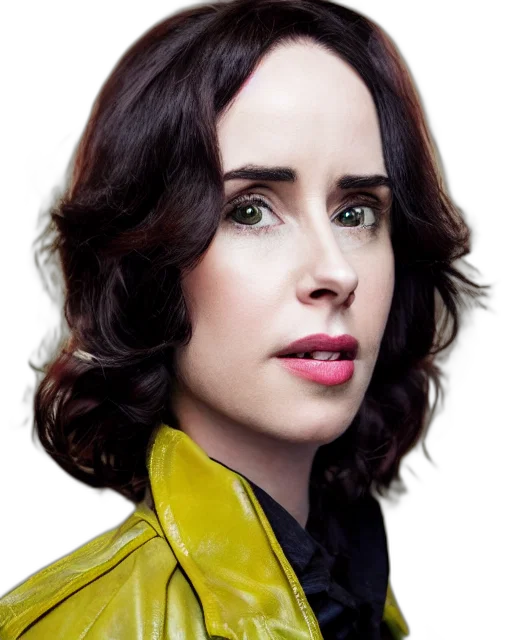 jacket, face, hair, staff transparent PNG cut-out