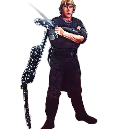 weapon, staff, robot, sword transparent PNG cut-out