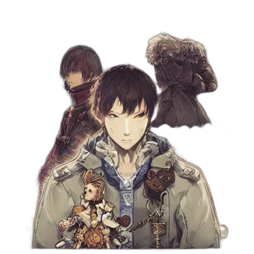 jacket, weapon, face, animal transparent PNG cut-out