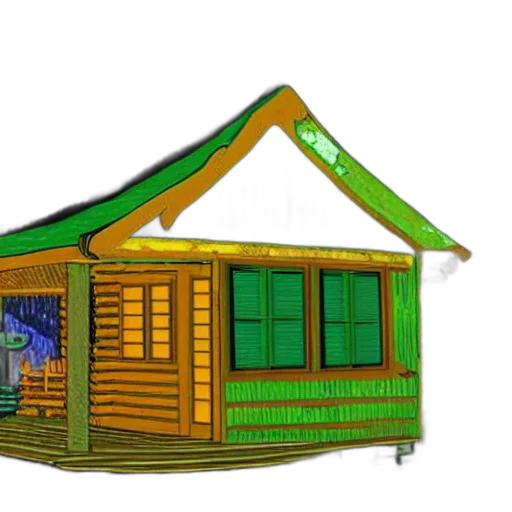 building, furniture, 3d render, concept art transparent PNG cut-out