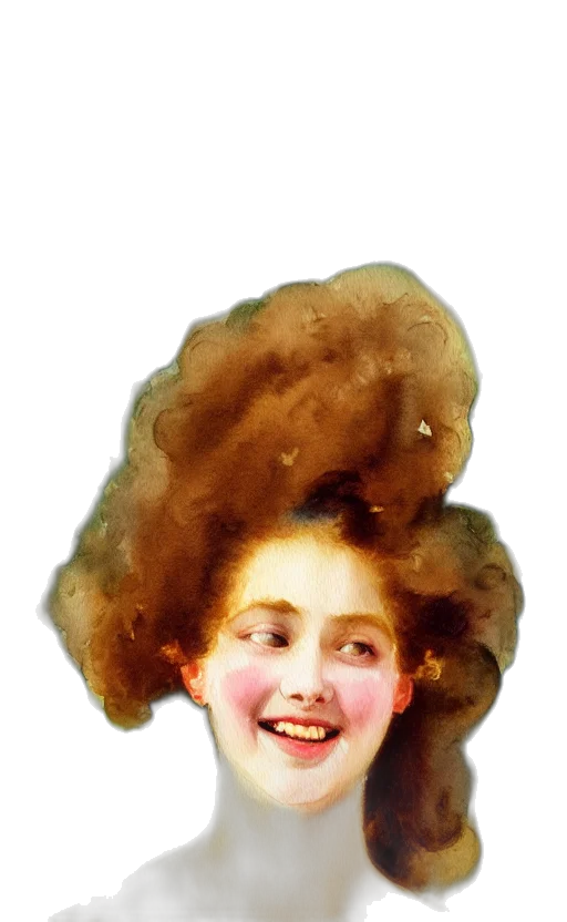 hair, face, crown, hat transparent PNG cut-out