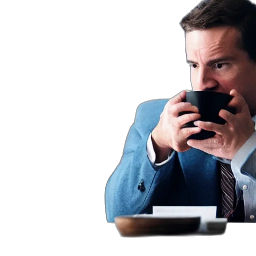 face, office, scene, man transparent PNG cut-out
