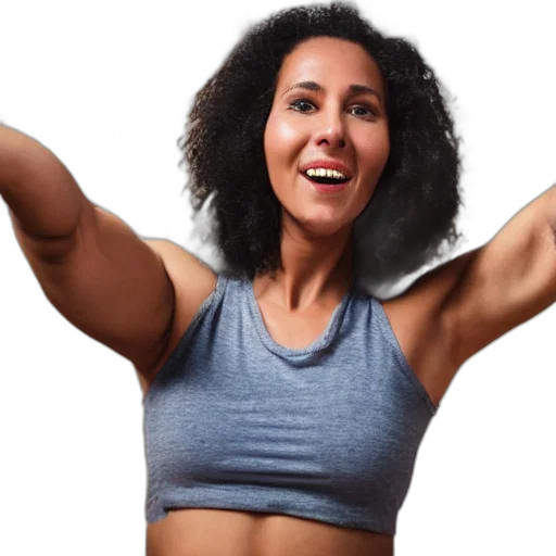 woman, tugging, pulling, shirt transparent PNG cut-out