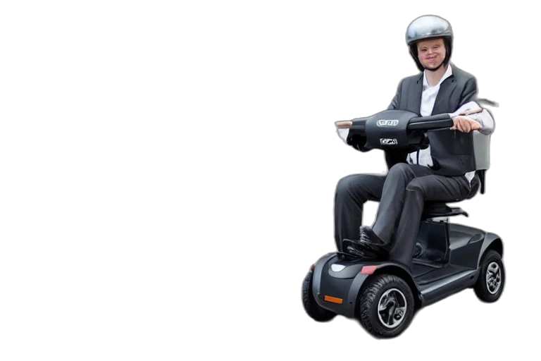car, robot, mobility, scooter transparent PNG cut-out