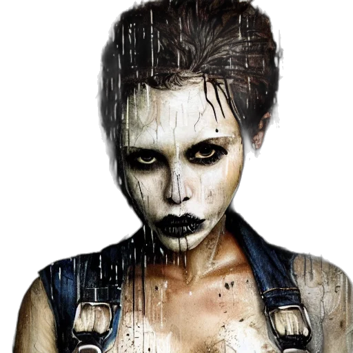 mask, face, photorealistic, comic book art transparent PNG cut-out