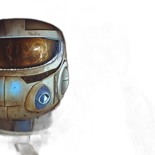robot, mask, face, concept art transparent PNG cut-out