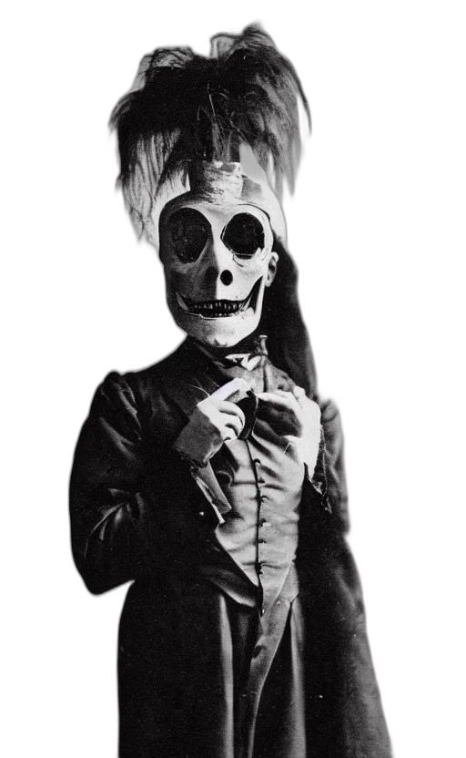 mask, staff, face, creature transparent PNG cut-out
