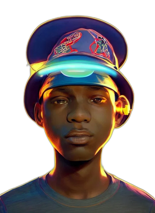 hat, face, crown, staff transparent PNG cut-out