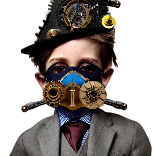 mask, robot, face, staff transparent PNG cut-out