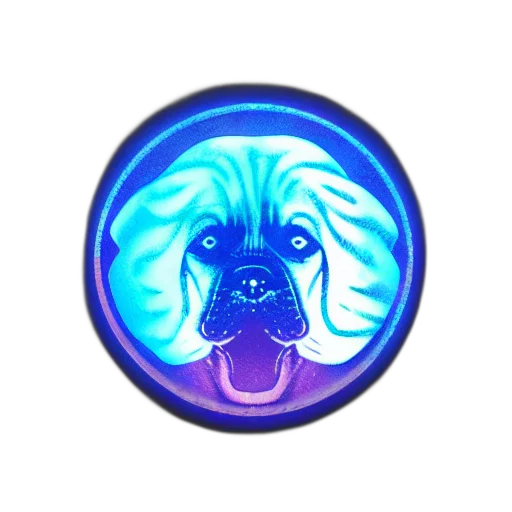 animal, staff, face, vaporwave transparent PNG cut-out