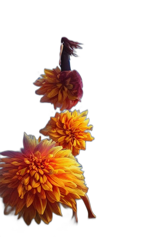 flower, crown, staff, jewelry transparent PNG cut-out