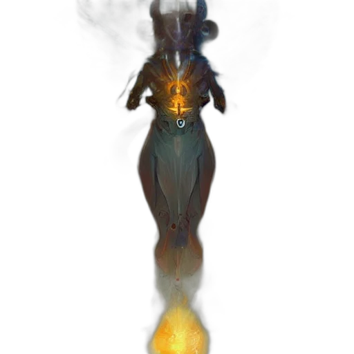 creature, dragon, staff, robot transparent PNG cut-out