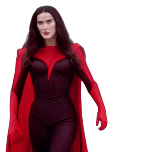 concept art, comic book art, red, young transparent PNG cut-out