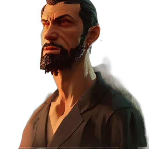 face, staff, mask, jacket transparent PNG cut-out