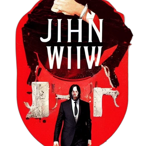 comic book art, concept art, john, wick transparent PNG cut-out