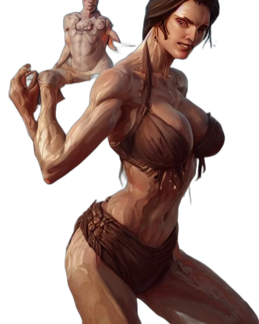 creature, dress, concept art, fantasy art transparent PNG cut-out
