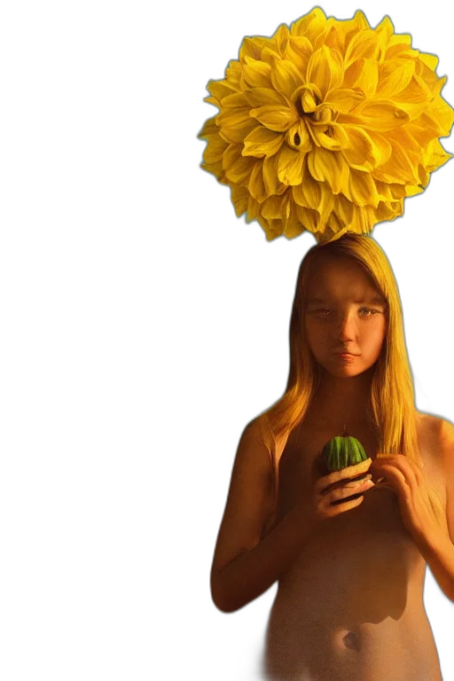 crown, hat, flower, hair transparent PNG cut-out