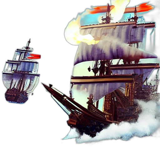 concept art, fantasy art, 3d render, pixel art transparent PNG cut-out