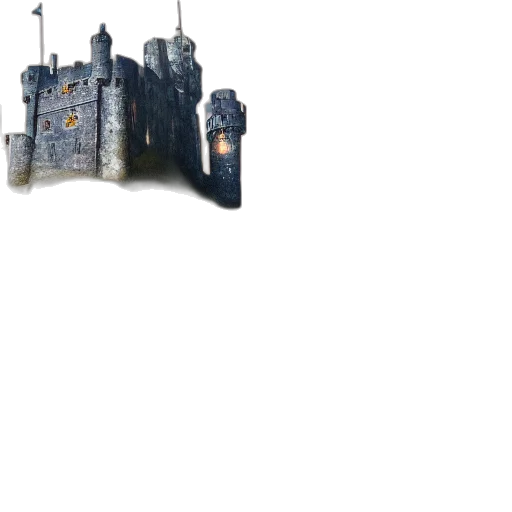 crown, building, staff, dragon transparent PNG cut-out