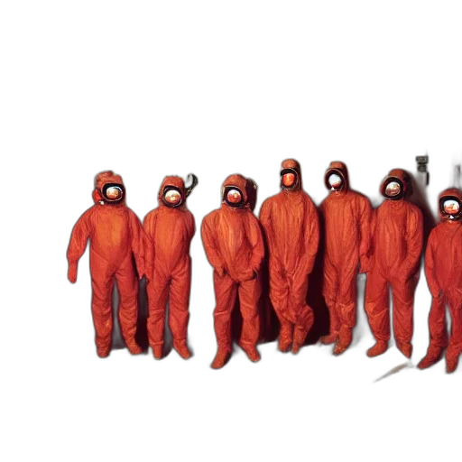 jacket, staff, mask, animal transparent PNG cut-out