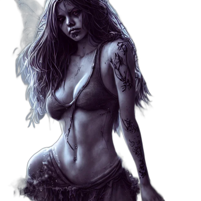 fantasy art, comic book art, photorealistic, concept art transparent PNG cut-out