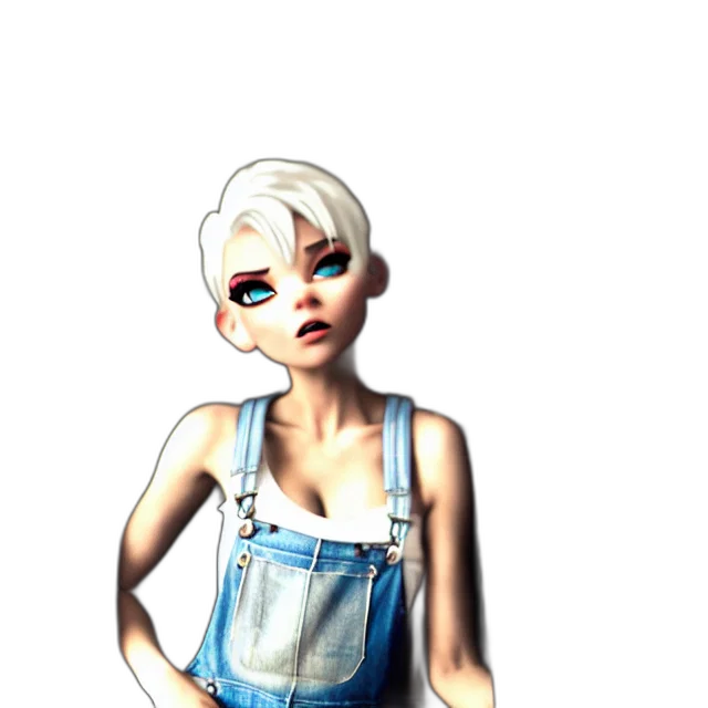 dress, staff, face, robot transparent PNG cut-out
