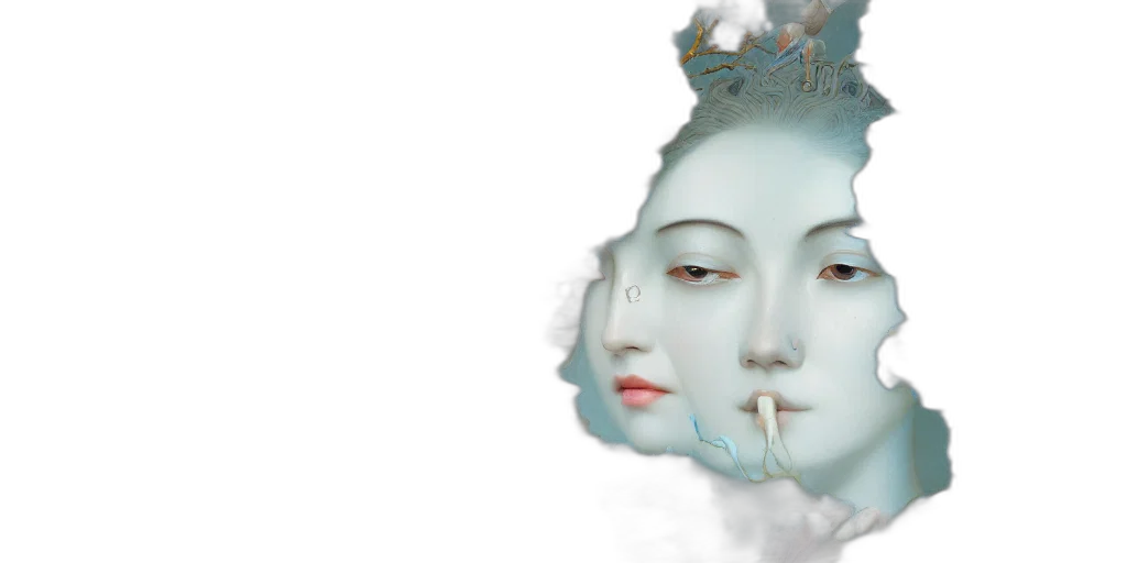 mask, face, crown, photorealistic transparent PNG cut-out