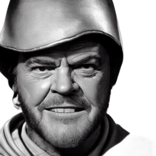photorealistic, outer space, jack, nicholson transparent PNG cut-out
