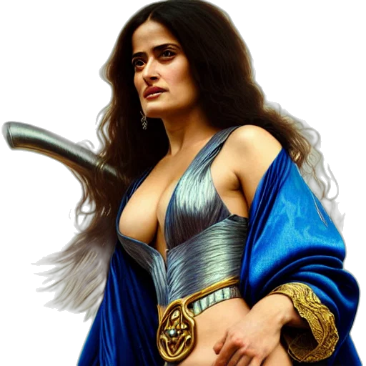sword, jewelry, dress, fantasy art transparent PNG cut-out
