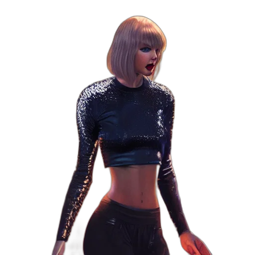 jacket, dress, 3d render, concept art transparent PNG cut-out