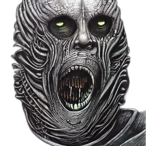 mask, face, creature, comic book art transparent PNG cut-out