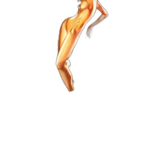 dress, staff, hair, jewelry transparent PNG cut-out