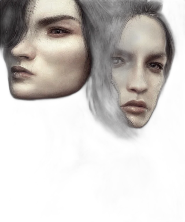 face, mask, robot, hair transparent PNG cut-out
