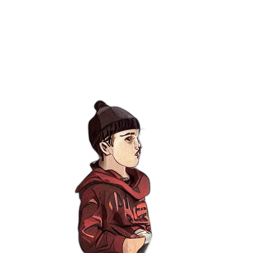 jacket, staff, hat, pixel art transparent PNG cut-out