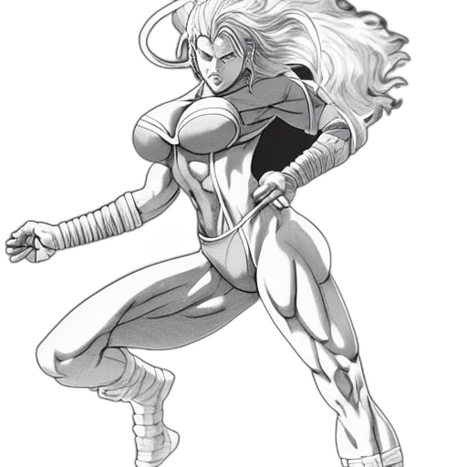 concept art, comic book art, fantasy art, pencil sketch transparent PNG cut-out