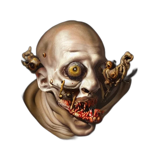 mask, face, creature, staff transparent PNG cut-out