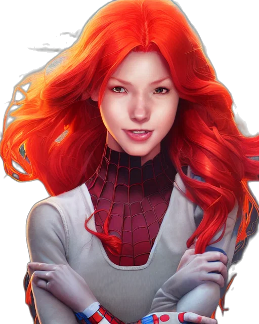 face, comic book art, concept art, fantasy art transparent PNG cut-out