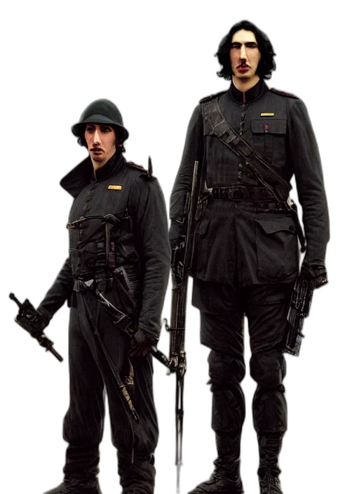 jacket, staff, weapon, concept art transparent PNG cut-out