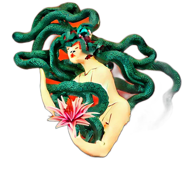 jewelry, flower, hair, creature transparent PNG cut-out