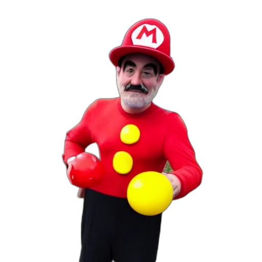 mask, hat, staff, creature transparent PNG cut-out