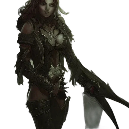 weapon, sword, fantasy art, concept art transparent PNG cut-out