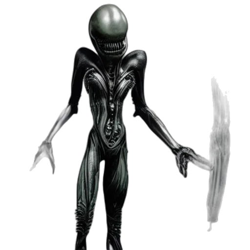 creature, robot, mask, staff transparent PNG cut-out