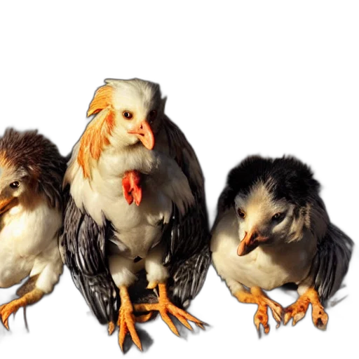 animal, food, photorealistic, 3d render transparent PNG cut-out