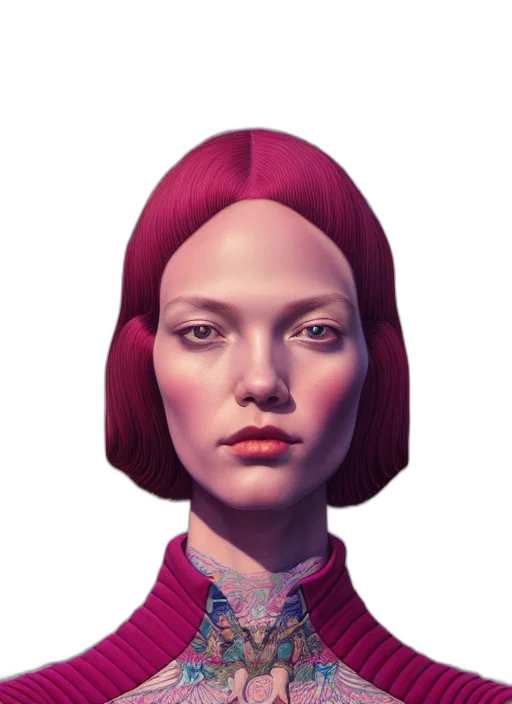 face, robot, mask, hair transparent PNG cut-out