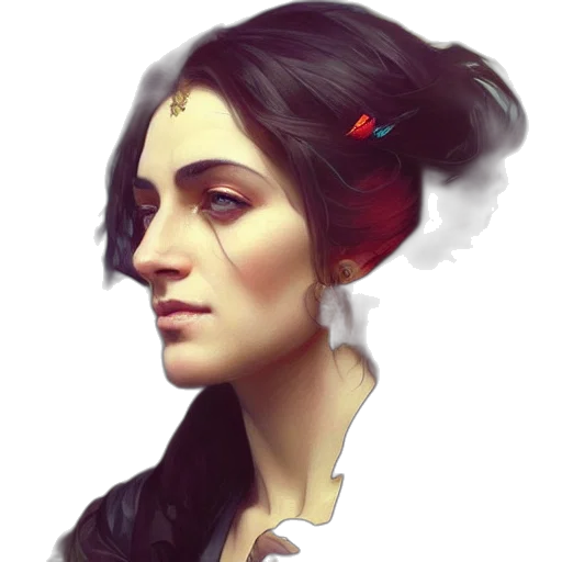 face, crown, fantasy art, concept art transparent PNG cut-out