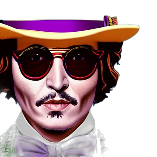 face, hat, photorealistic, cartoon transparent PNG cut-out